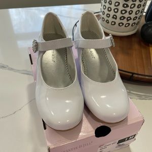 White Patent Leather Shoes